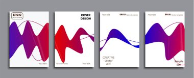 Yaratıcı renkli kapak. Kapak tasarımı.