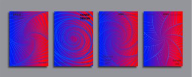 Yaratıcı renkli kapak. Kapak tasarımı.