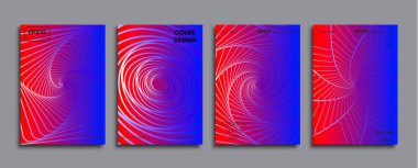 Yaratıcı renkli kapak. Kapak tasarımı.