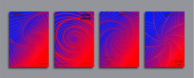 Yaratıcı renkli kapak. Kapak tasarımı.