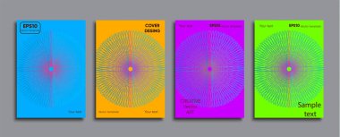 Yaratıcı renkli kapak. Kapak tasarımı.