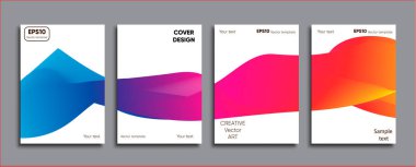 Yaratıcı renkli kapak. Kapak tasarımı.