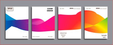 Yaratıcı renkli kapak. Kapak tasarımı.