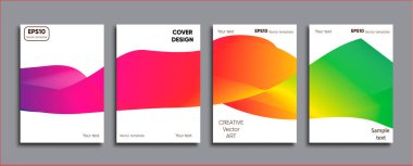 Yaratıcı renkli kapak. Kapak tasarımı.