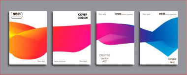 Yaratıcı renkli kapak. Kapak tasarımı.