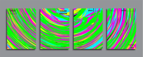 Yaratıcı renkli kapak. Kapak tasarımı.