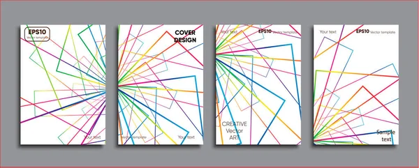 Yaratıcı renkli kapak. Kapak tasarımı.