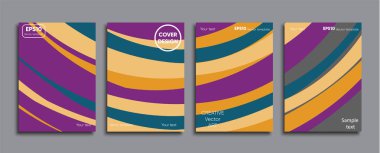 Yaratıcı renkli kapak. Kapak tasarımı