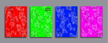 Yaratıcı renkli kapak. Kapak tasarımı
