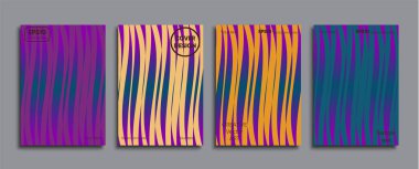 Yaratıcı renkli kapak. Kapak tasarımı.