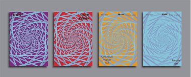 Yaratıcı renkli kapak. Kapak tasarımı.