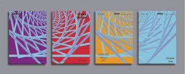 Yaratıcı renkli kapak. Kapak tasarımı.