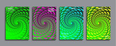 Yaratıcı renkli kapak. Kapak tasarımı.