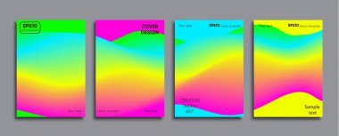 Yaratıcı renkli kapak. Kapak tasarımı.