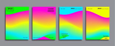 Yaratıcı renkli kapak. Kapak tasarımı.