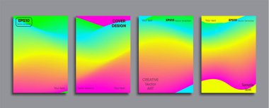 Yaratıcı renkli kapak. Kapak tasarımı.