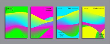 Yaratıcı renkli kapak. Kapak tasarımı.