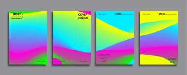 Yaratıcı renkli kapak. Kapak tasarımı.