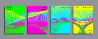 Yaratıcı renkli kapak. Kapak tasarımı.