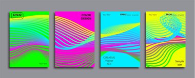 Yaratıcı renkli kapak. Kapak tasarımı.