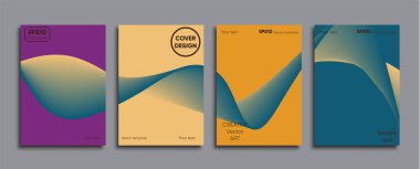 Yaratıcı renkli kapak. Kapak tasarımı.