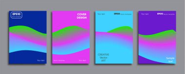 Yaratıcı renkli kapak. Kapak tasarımı.