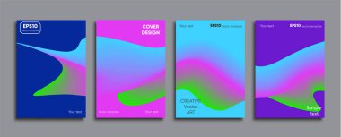 Yaratıcı renkli kapak. Kapak tasarımı.