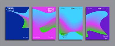 Yaratıcı renkli kapak. Kapak tasarımı.