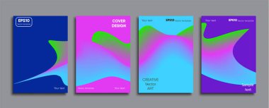 Yaratıcı renkli kapak. Kapak tasarımı.