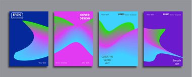 Yaratıcı renkli kapak. Kapak tasarımı.