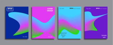 Yaratıcı renkli kapak. Kapak tasarımı.