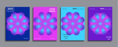 Yaratıcı renkli kapak. Kapak tasarımı.