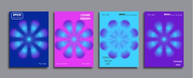 Yaratıcı renkli kapak. Kapak tasarımı.