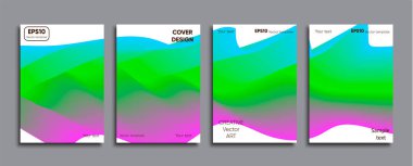 Yaratıcı renkli kapak. Kapak tasarımı.