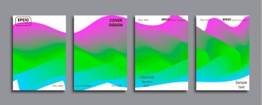 Yaratıcı renkli kapak. Kapak tasarımı.