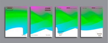 Yaratıcı renkli kapak. Kapak tasarımı.