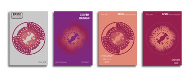 Yaratıcı renkli kapak. Kapak tasarımı.