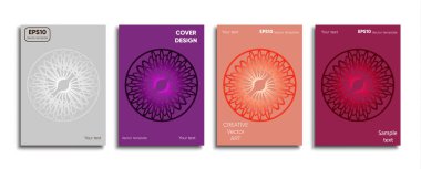 Yaratıcı renkli kapak. Kapak tasarımı.