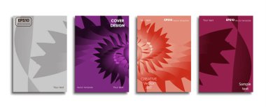 Yaratıcı renkli kapak. Kapak tasarımı.