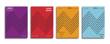 Yaratıcı renkli kapak. Kapak tasarımı.