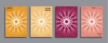 Yaratıcı renkli kapak. Kapak tasarımı.