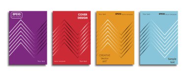 Yaratıcı renkli kapak. Kapak tasarımı.