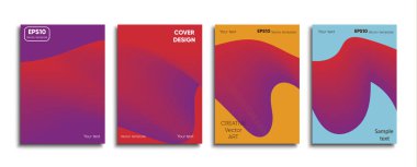 Yaratıcı renkli kapak. Kapak tasarımı.