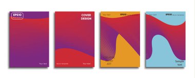 Yaratıcı renkli kapak. Kapak tasarımı.