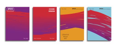 Yaratıcı renkli kapak. Kapak tasarımı.