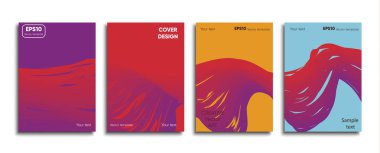 Yaratıcı renkli kapak. Kapak tasarımı.