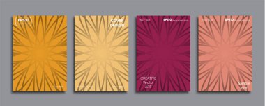 Yaratıcı renkli kapak. Kapak tasarımı.