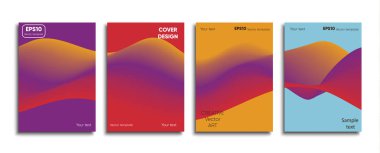 Yaratıcı renkli kapak. Kapak tasarımı.