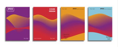 Yaratıcı renkli kapak. Kapak tasarımı.