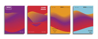 Yaratıcı renkli kapak. Kapak tasarımı.